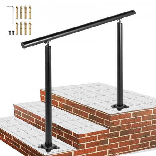 Lauko laiptų turėklas VEVOR 91.4 cm, reguliuojamas kampas