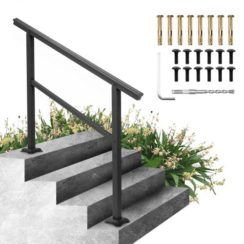 Lauko laiptų turėklas VEVOR LZHG-KT, 121 x 89,5 cm