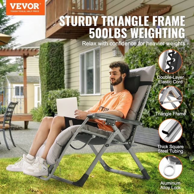 Atlošiamas krėslas VEVOR HQB-FAN004, 226 kg keliamoji galia