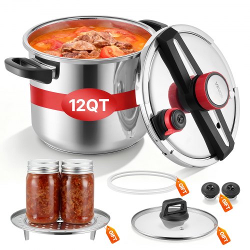 Greitpuodis VEVOR 26cm/12L, 11,3 l