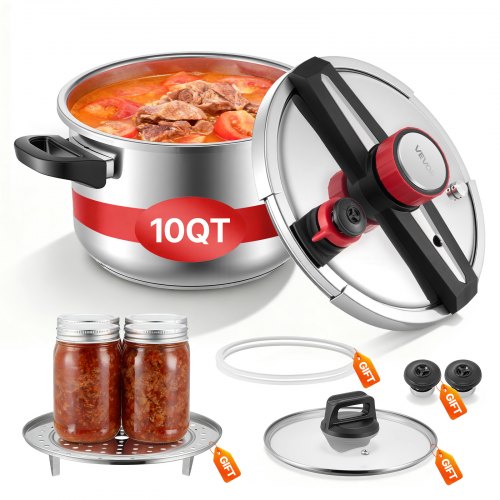 Greitpuodis VEVOR 26cm/9L, 9 l talpa