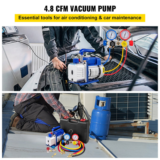 Vakuuminis siurblys su kolektoriumi VEVOR RS-2, 4.8 CFM