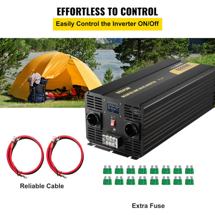 Įtampos keitiklis VEVOR TM-6000W, 6000W