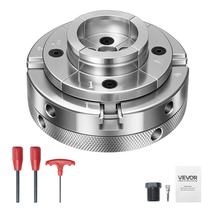 Medžio tekinimo staklių griebtuvas VEVOR CK4-4S-SS, 100 mm