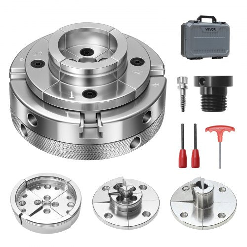 Medžio tekinimo staklių griebtuvas VEVOR CK4-4S-4SET-SS, 100 mm
