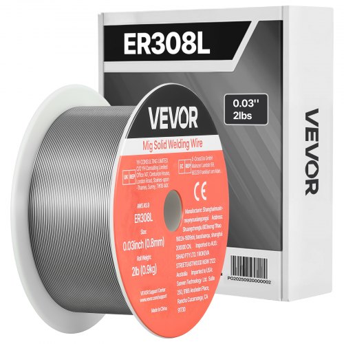 MIG suvirinimo viela VEVOR ER308L, 0,8 mm / 0,9 kg
