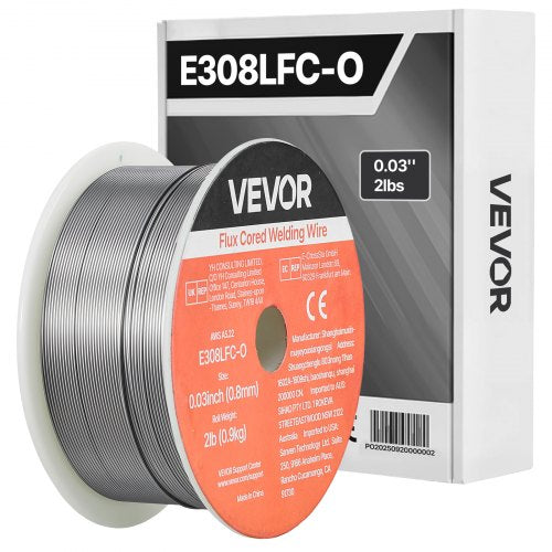 Suvirinimo viela VEVOR E308LFC-O, 0,8 mm