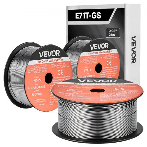 Suvirinimo viela VEVOR E71T-GS, 0.8 mm, 3 vnt.