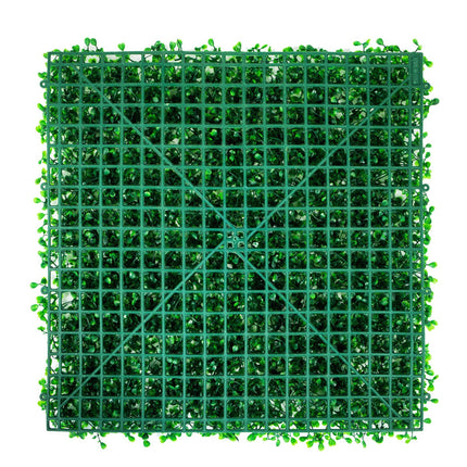 Dirbtinės buksmedžio sienelės panelės VEVOR 24 vnt., 25x25 cm