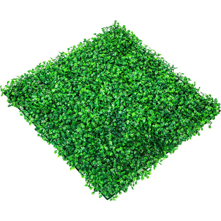 Dirbtinės buksmedžio sienelės panelės VEVOR 24 vnt., 25x25 cm