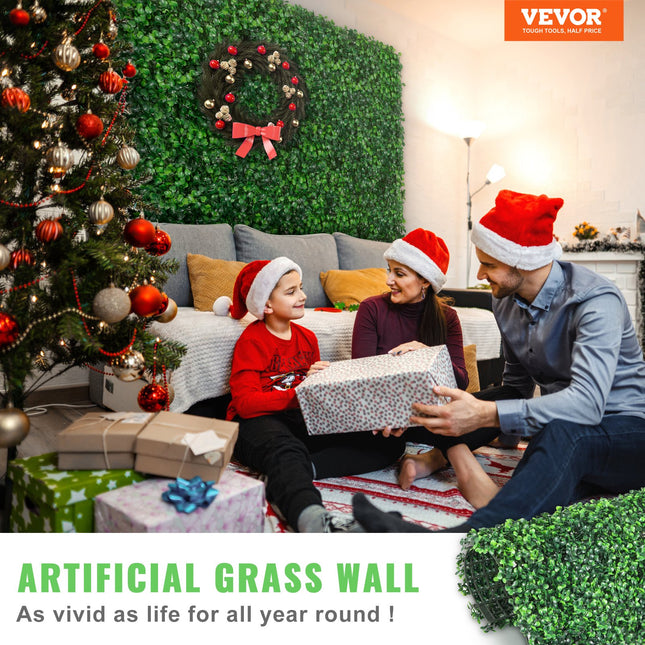 Dirbtinės gyvatvorės panelės VEVOR Boxwood Panel, 24 vnt. (50x50 cm)