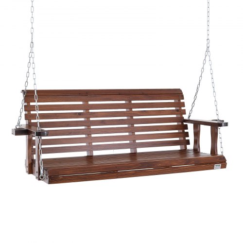 Medinė terasos sūpynė VEVOR YQ-117D, 400 kg keliamoji galia