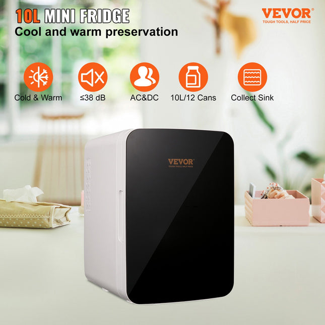 Mini šaldytuvas VEVOR MFA-10L-C, 10 l talpos