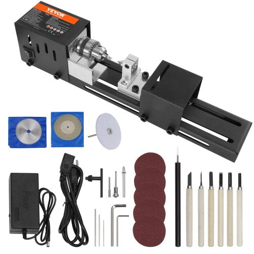 Mini medžio tekinimo staklės VEVOR HS001, 96W