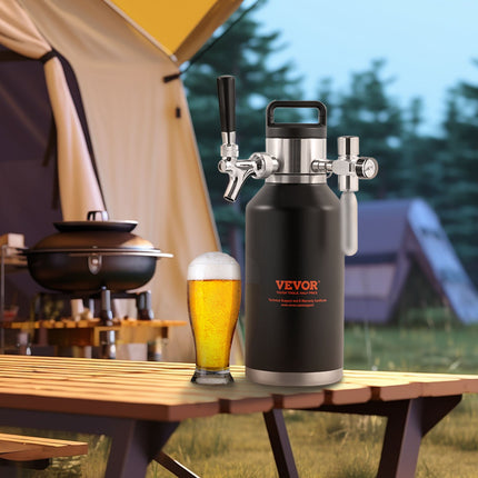 Mini alaus statinaitė (growler) VEVOR KIT BEER-22, 1,89 l