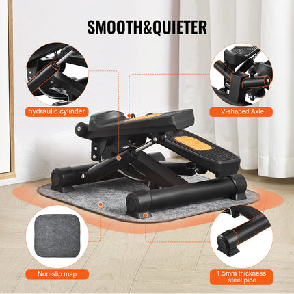Mini treniruoklis-steperis VEVOR RB-SP01, 150 kg apkrova