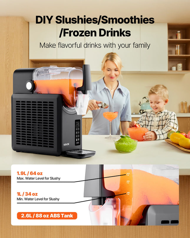 Šaldytų gėrimų aparatas VEVOR ISM2623D, 2,5 l talpa