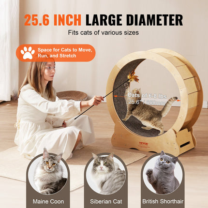 Kačių bėgimo ratas VEVOR 4.0 XS, 75 cm skersmens