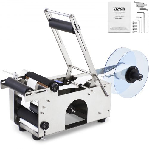 Pusiau automatinė apvalių butelių ženklinimo mašina VEVOR MT-50SS-V2, 20-50 vnt./min.