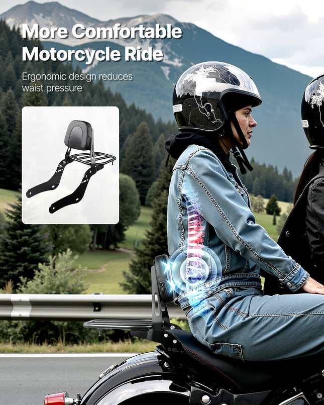 Motociklo atlošas su bagažine VEVOR Honda Rebel CMX 1100, 445 mm aukštis