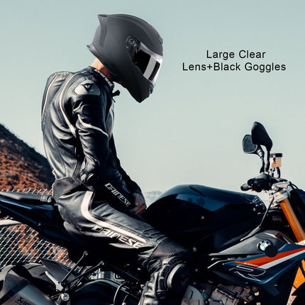 Motociklininko šalmas VEVOR WLT-169, L dydis