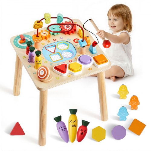 Montessori veiklos staliukas VEVOR AC8354, 8-in-1