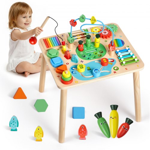 Montessori veiklos staliukas VEVOR AC8355, 13 viename