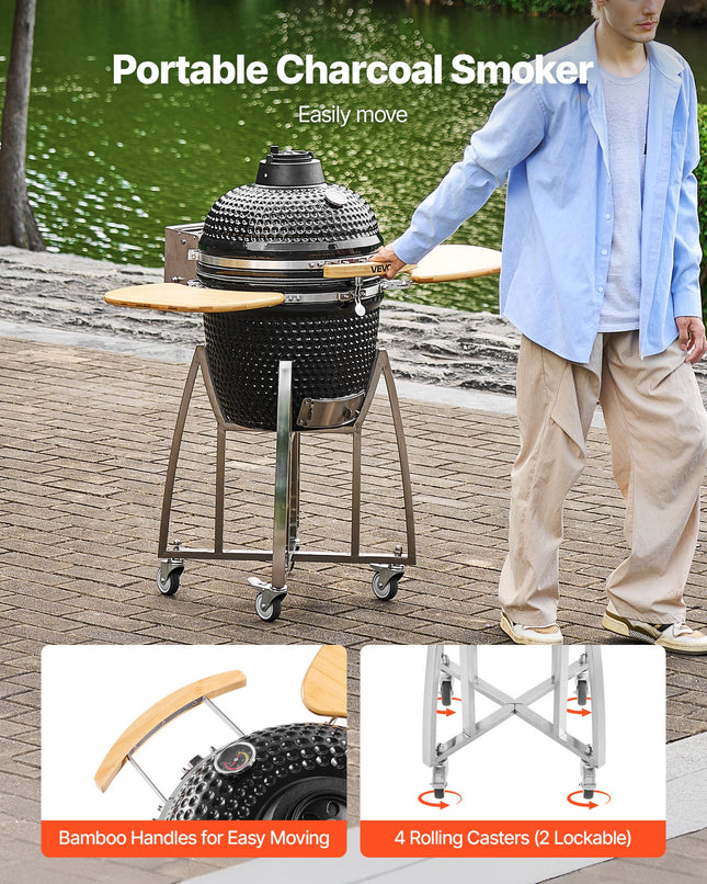 Kamado kepsninė VEVOR AU-18, 450 mm skersmens
