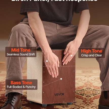Kachonas (Cajon) VEVOR SN10-A1, 255 x 255 x 380 mm