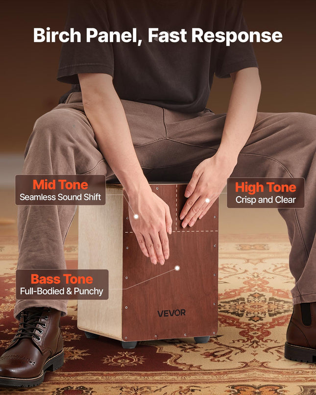 Kachonas (Cajon) VEVOR SN10-A1, 255 x 255 x 380 mm
