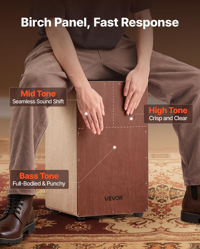 Kachonas (Cajon) VEVOR SN12X-A1, 305 x 305 x 508 mm