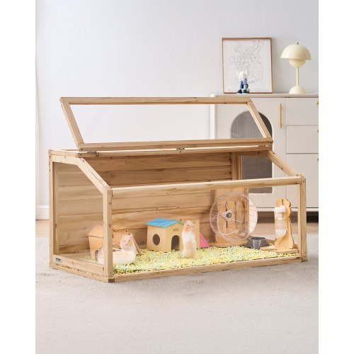 Medinis žiurkėnų narvas VEVOR SDHC020L, 122 x 51 x 51 cm