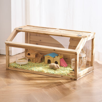 Medinis žiurkėnų narvas VEVOR SDHC020L, 122 x 51 x 51 cm