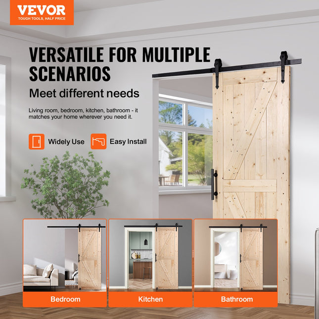 Stumdomos tvarto tipo durys VEVOR 30AK, 76x213 cm