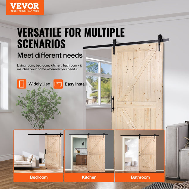 Stumdomos tvarto tipo durys VEVOR 42AK, 106x213 cm