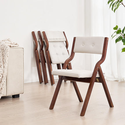 Sulankstomos medinės kėdės VEVOR ZD-2503, 2 vnt. komplektas