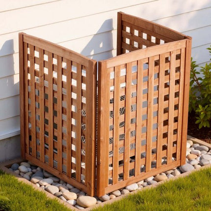 Medinė dekoratyvinė tvorelė VEVOR SS003, 810 x 960 mm