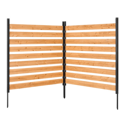 Medinė kiemo pertvara VEVOR DUSGD2521, 1219 x 1244 x 1219 mm