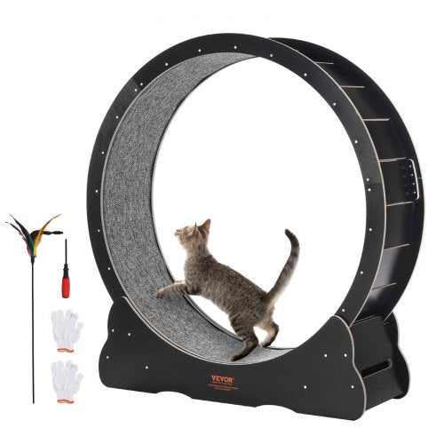 Medinis kačių bėgimo ratas VEVOR GX4.0 XL, 110 cm skersmens