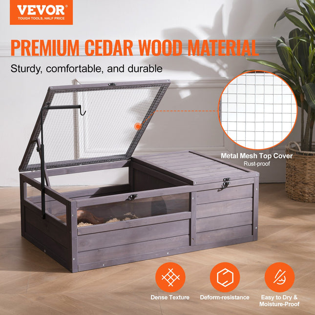 Vėžlių namelis VEVOR MSH-T01, 965 x 610 x 330 mm