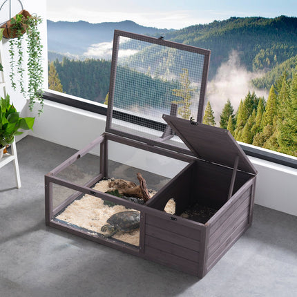 Vėžlių namelis VEVOR MSH-T02, 96,5 x 61 x 33 cm