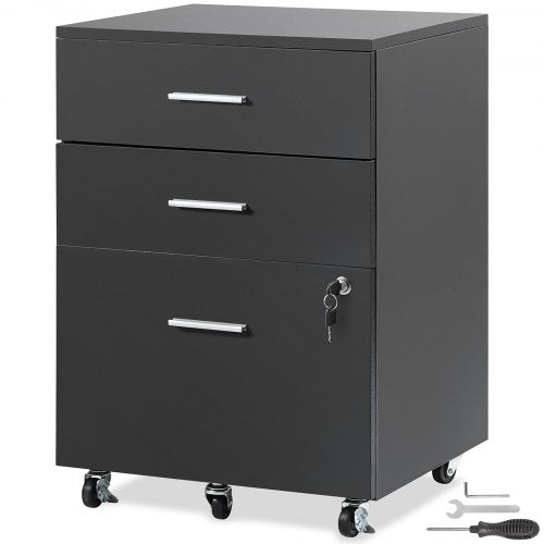 Dokumentų spinta VEVOR DX0202, 3 stalčiai