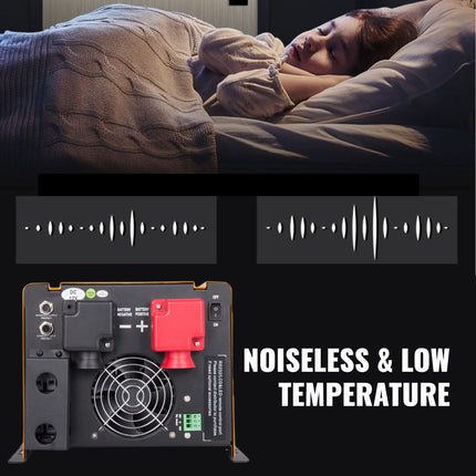 Įtampos keitiklis VEVOR Pure Sine Wave, 3000W