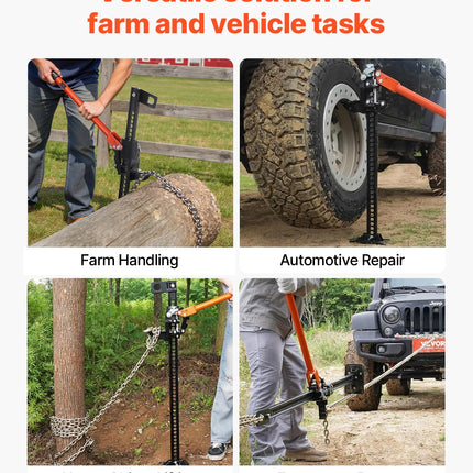 Visureigių keltuvas (Farm Jack) VEVOR AH081042, 3,18 t