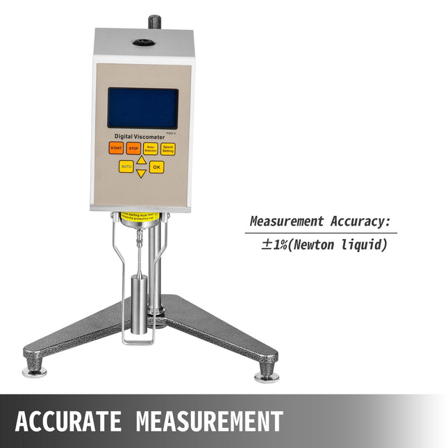 Skaitmeninis rotacinis viskozimetras VEVOR NDJ-5S, 10–100 000 mPa.s
