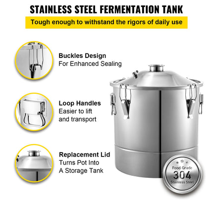 Alkoholio distiliavimo aparatas VEVOR Moonshine Still, 50 l