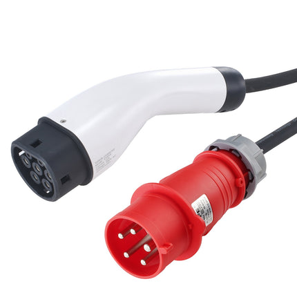 Nešiojamas elektromobilių įkroviklis VEVOR EV-B07-EU022B, 22 kW