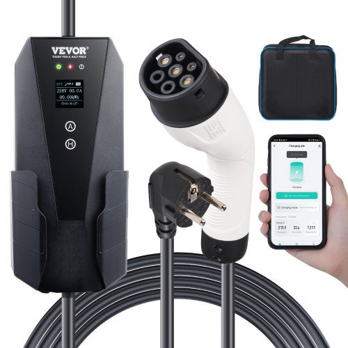 Nešiojamas elektromobilių įkroviklis VEVOR EV-B06-EU003B, 3.7 kW