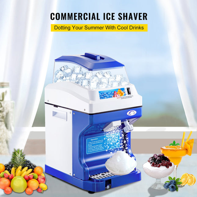 Elektrinis ledo smulkintuvas VEVOR Commercial Ice Shaver, 200 kg/val. našumas