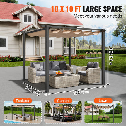Ištraukiama pavėsinė VEVOR JDG-099-BE, 3 x 3 m